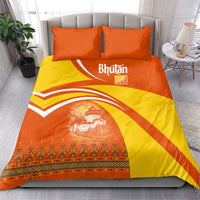 Bhutan Heritage Bedding Set with Paro Monastery and Druk Dragon
