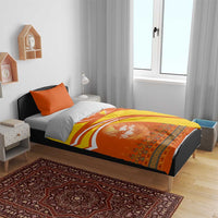 Bhutan Heritage Bedding Set with Paro Monastery and Druk Dragon
