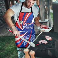Paraguay Flag Day Apron Patriotic Sunburst Traditional Ñandutí Lace