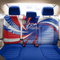 Paraguay Flag Day Back Car Seat Cover Patriotic Sunburst Traditional Ñandutí Lace