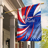 Paraguay Flag Day Garden Flag Patriotic Sunburst Traditional Ñandutí Lace