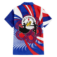 Paraguay Flag Day Hawaiian Shirt Patriotic Sunburst Traditional Ñandutí Lace
