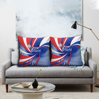 Paraguay Flag Day Pillow Cover Patriotic Sunburst Traditional Ñandutí Lace