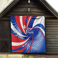 Paraguay Flag Day Quilt Patriotic Sunburst Traditional Ñandutí Lace