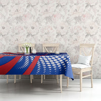 Paraguay Flag Day Tablecloth Patriotic Sunburst Traditional Ñandutí Lace