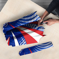 Paraguay Flag Day Umbrella Patriotic Sunburst Traditional Ñandutí Lace