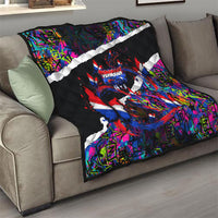 Paraguay Flag Day Quilt Colorful Graffiti Map Butterflies
