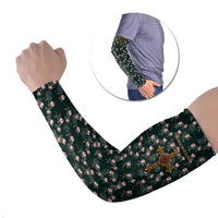 Rosicrucian Order Rose Cross Arm Sleeves Gothic Baroque Crucifix Vintage Floral