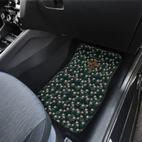Rosicrucian Order Rose Cross Car Mats Gothic Baroque Crucifix Vintage Floral