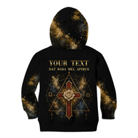 Personalized Rosicrucians Kid Hoodie Sapiens Dominabitur Astris Rose Cross