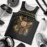 Personalized Rosicrucians Men Tank Top Sapiens Dominabitur Astris Rose Cross
