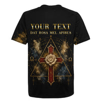 Personalized Rosicrucians Rugby Jersey Sapiens Dominabitur Astris Rose Cross