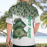 Crappie Tournament Fishing Customize Name Hawaiian Shirt Camo Fade and Custom Name Design - Wonder Print Shop