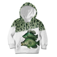 Crappie Tournament Fishing Customize Name Kid Hoodie Camo Fade and Custom Name Design - Wonder Print Shop