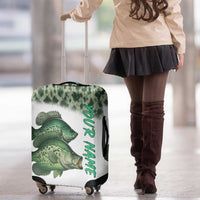 Crappie Tournament Fishing Customize Name Luggage Cover Camo Fade and Custom Name Design - Wonder Print Shop