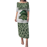 Crappie Tournament Fishing Customize Name Puletasi Camo Fade and Custom Name Design - Wonder Print Shop