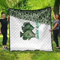 Crappie Tournament Fishing Customize Name Quilt Camo Fade and Custom Name Design - Wonder Print Shop