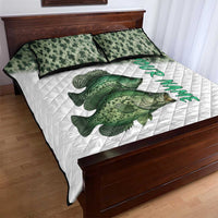 Crappie Tournament Fishing Customize Name Quilt Bed Set Camo Fade and Custom Name Design - Wonder Print Shop