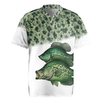 Crappie Tournament Fishing Customize Name Rugby Jersey Camo Fade and Custom Name Design - Wonder Print Shop
