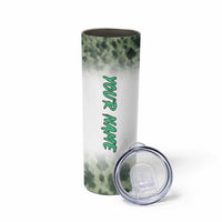 Crappie Tournament Fishing Customize Name Skinny Tumbler Camo Fade and Custom Name Design - Wonder Print Shop