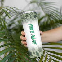 Crappie Tournament Fishing Customize Name Skinny Tumbler Camo Fade and Custom Name Design - Wonder Print Shop