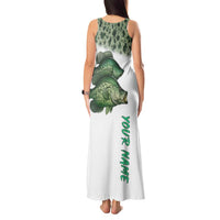 Crappie Tournament Fishing Customize Name Tank Maxi Dress Camo Fade and Custom Name Design - Wonder Print Shop