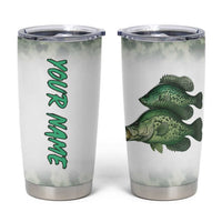 Crappie Tournament Fishing Customize Name Tumbler Cup Camo Fade and Custom Name Design - Wonder Print Shop