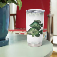 Crappie Tournament Fishing Customize Name Tumbler Cup Camo Fade and Custom Name Design - Wonder Print Shop