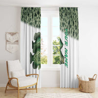 Crappie Tournament Fishing Customize Name Window Curtain Camo Fade and Custom Name Design - Wonder Print Shop