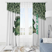 Crappie Tournament Fishing Customize Name Window Curtain Camo Fade and Custom Name Design - Wonder Print Shop