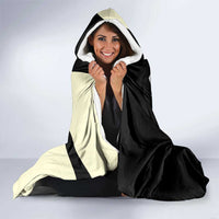 Catfish Fishing Customize Name Hooded Blanket Splash Effect and Black Cream Split Design - Wonder Print Shop