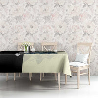 Catfish Fishing Customize Name Tablecloth Splash Effect and Black Cream Split Design - Wonder Print Shop