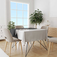 Carp Hunter Bowfishing Customize Name Tablecloth Camouflage Archer Graphic and Black White Split Layout - Wonder Print Shop