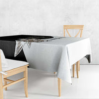 Carp Hunter Bowfishing Customize Name Tablecloth Camouflage Archer Graphic and Black White Split Layout - Wonder Print Shop