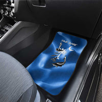 Fishing Custom South Carolina Flag Car Mats Fish Hook Graphic in Blue Gradient Design - Wonder Print Shop