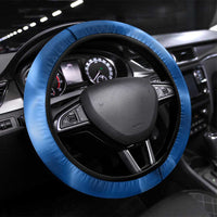 Fishing South Carolina Flag Steering Wheel Cover Fish Hook Graphic in Blue Gradient Design - Wonder Print Shop