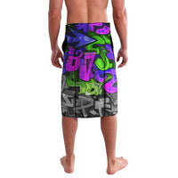 Hip Hop Battle Lavalava Spray Can Kid Character and Colorful Graffiti Street Art Design - Wonder Print Shop