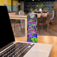 Hip Hop Battle Skinny Tumbler Spray Can Kid Character and Colorful Graffiti Street Art Design - Wonder Print Shop