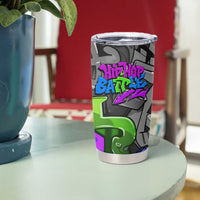 Hip Hop Battle Tumbler Cup Spray Can Kid Character and Colorful Graffiti Street Art Design - Wonder Print Shop