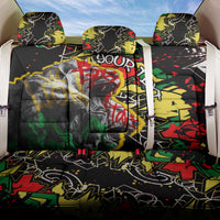 Lion King Africa Graffiti Street Art Back Car Seat Cover Bold Text and Neon Colors Design - Wonder Print Shop
