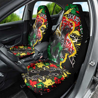 Lion King Africa Graffiti Street Art Car Seat Cover Bold Text and Neon Colors Design - Wonder Print Shop