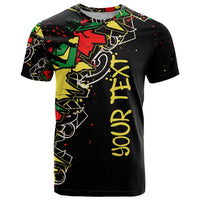 Lion King Africa Graffiti Street Art T Shirt Bold Text and Neon Colors Design - Wonder Print Shop