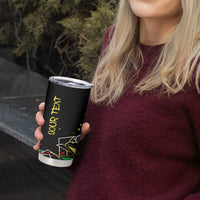 Lion King Africa Graffiti Street Art Tumbler Cup Bold Text and Neon Colors Design - Wonder Print Shop