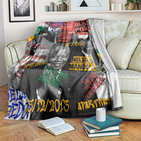 Nelson Mandela Blanket Street Spray Art Recreating The Life Of A Great Man - Wonder Print Shop