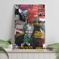 Nelson Mandela Canvas Wall Art Street Spray Art Recreating The Life Of A Great Man - Wonder Print Shop