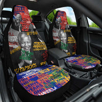 Nelson Mandela Car Seat Cover Street Spray Art Recreating The Life Of A Great Man - Wonder Print Shop