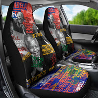 Nelson Mandela Car Seat Cover Street Spray Art Recreating The Life Of A Great Man - Wonder Print Shop