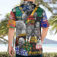 Nelson Mandela Hawaiian Shirt Street Spray Art Recreating The Life Of A Great Man - Wonder Print Shop
