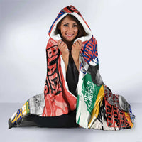 Nelson Mandela Hooded Blanket Street Spray Art Recreating The Life Of A Great Man - Wonder Print Shop