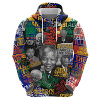 Nelson Mandela Hoodie Street Spray Art Recreating The Life Of A Great Man - Wonder Print Shop